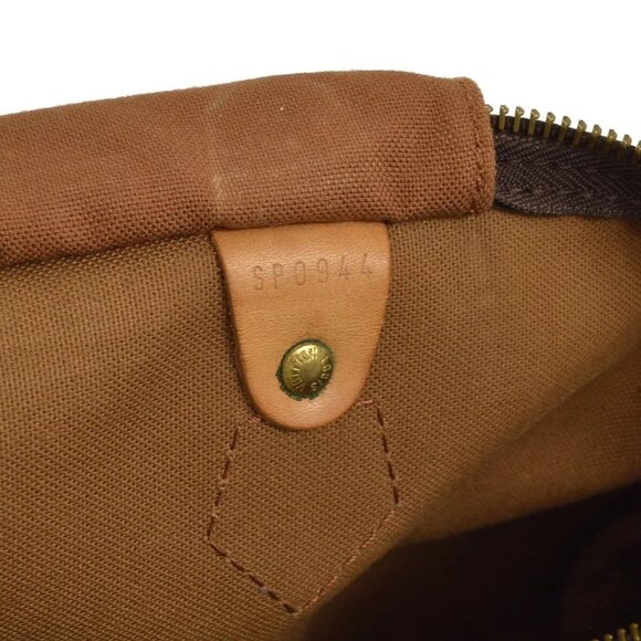 Louis Vuitton Speedy Duffle 35 Brown Canvas Monogram - Picture 9 of 10